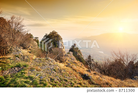 Valley of ghosts in autumn 8711300