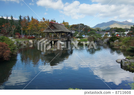 忍野村的日本庭園 忍野村的日本庭園 8711608