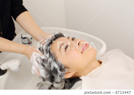 Girls washing their hair Girls washing their hair 8713447