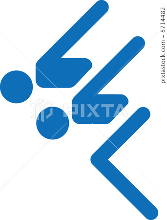 Pictogram of swimming 8714482