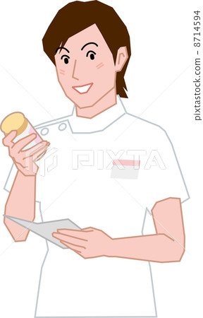 A smiley pharmacist 8714594