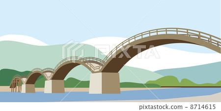 Kintai bridge in Yamaguchi 8714615
