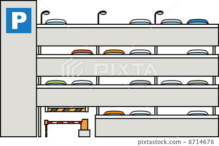 停車庫 停車庫 8714678
