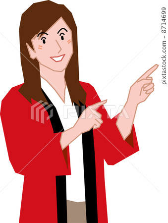 Event staff wearing coat 8714699