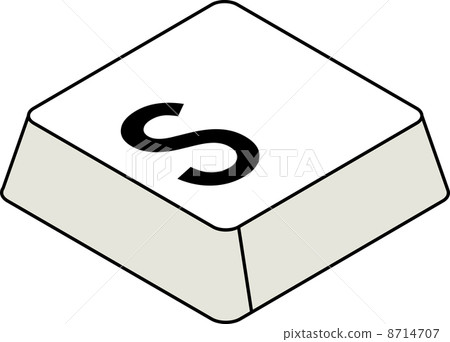 Keyboard alphabet S 8714707