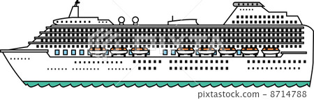 A large passenger ship 8714788