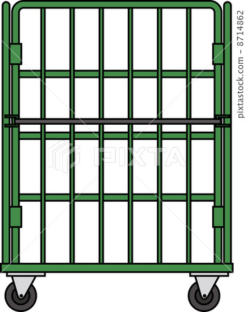 帶腳輪的鋁製線架 8714862