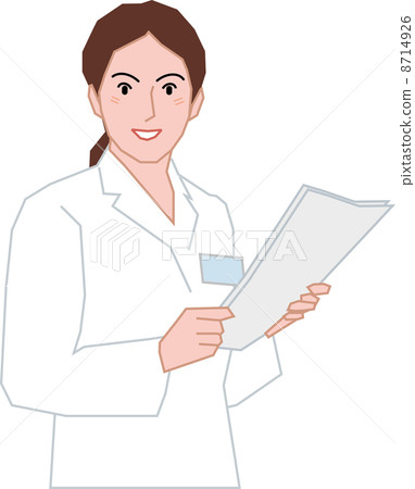 A pharmacist with a prescription 8714926