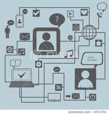 social network social network 8715702