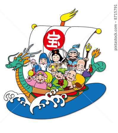 Seven Lucky God's treasure ship Seven Lucky God's treasure ship 8715791