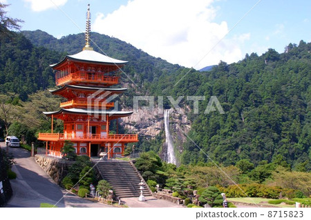 Aoeki Temple and Nachi Waterfall Aoeki Temple and Nachi Waterfall 8715823