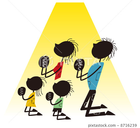 可憐的家人祈禱 8716239