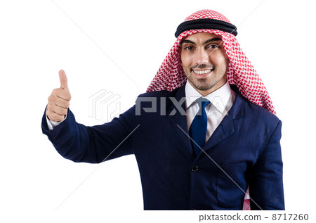 Arab businessman isolated on white Arab businessman isolated on white 8717260