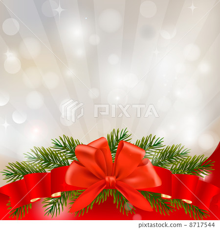 Background with presents and a ribbon. Vector illustration. Background with presents and a ribbon. Vector illustration. 8717544