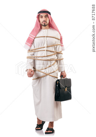 Arab businessman isolated on white Arab businessman isolated on white 8717688