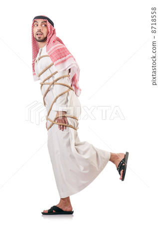 Arab businessman isolated on white Arab businessman isolated on white 8718558