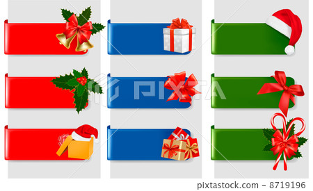Set of winter christmas banners. Vector illustration Set of winter christmas banners. Vector illustration 8719196