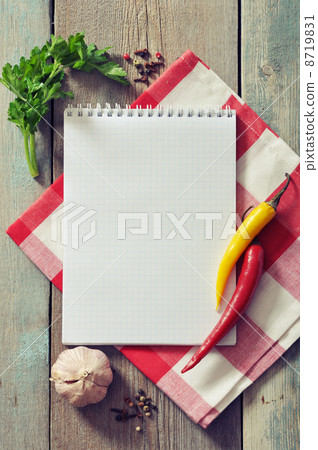 Blank recipe book Blank recipe book 8719831