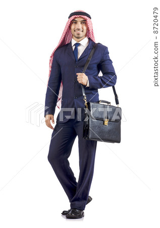 Arab businessman isolated on white Arab businessman isolated on white 8720479
