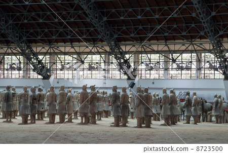 Qin dynasty Terracotta Army, Xian (Sian), China 8723500