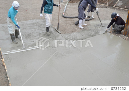 Throwing concrete casting 8725232