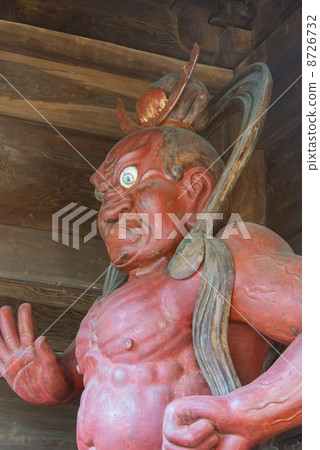 Shintenshan Shimenin雕像Nagakuji寺廟雕像(埼玉縣熊谷市Musuma) Shintenshan Shimenin雕像Nagakuji寺廟雕像(埼玉縣熊谷市Musuma) 8726732