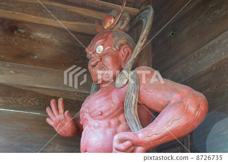 Shintenshan Shimenin雕像Nagakuji寺廟雕像(埼玉縣熊谷市Musuma) Shintenshan Shimenin雕像Nagakuji寺廟雕像(埼玉縣熊谷市Musuma) 8726735