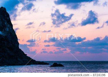 Shakotan海角的晚上風景 8728196