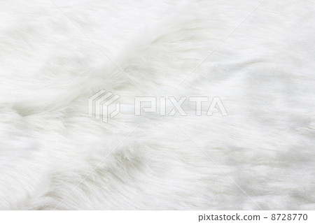 White fur background material 8728770