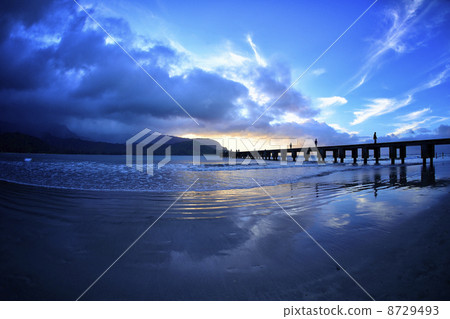 Hanalei evening landscape 8729493