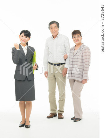 女商人和資深夫婦 8729643