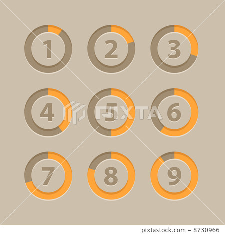 Countdown section icons template Countdown section icons template 8730966