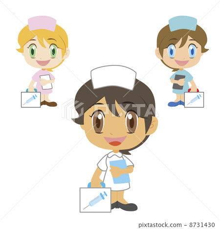 nurse with a first aid kit 8731430