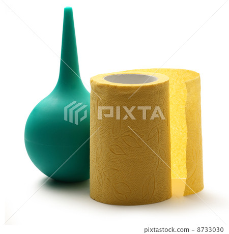 Colonic bulb and toilet paper Colonic bulb and toilet paper 8733030