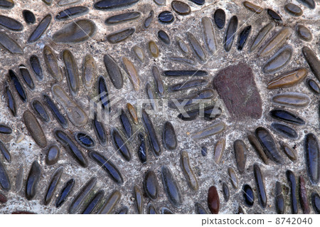 Cobblestone pebbles background 8742040