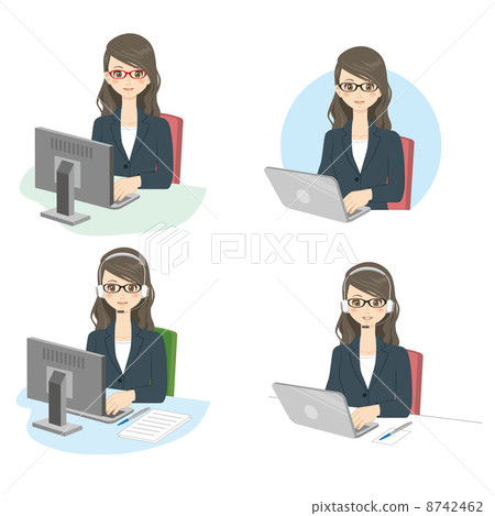 Glasses business woman career woman 8742462