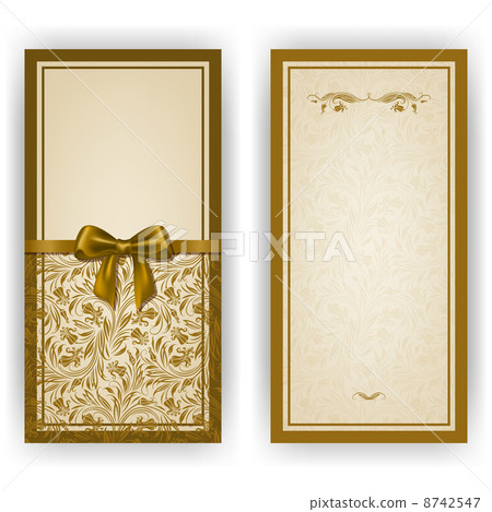 Elegant vector template for luxury invitation, card Elegant vector template for luxury invitation, card 8742547
