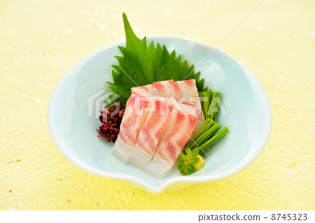 Sashimi of red snapper (Thailand). 8745323