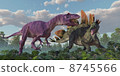 Allosaurus and Stegosaurus 8745566