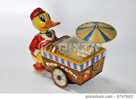 Tin toys of ducks Popcorn selling of ducks 1 Showa 30's 8747603