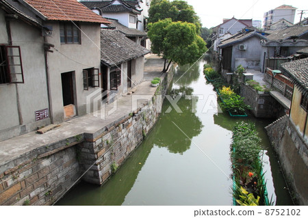 Shuangxi Ancient Townscape (Shanghai Municipality Pudong New Area Winter Old Town) Shuangxi Ancient Townscape (Shanghai Municipality Pudong New Area Winter Old Town) 8752102