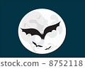 Moon and bats 8752118