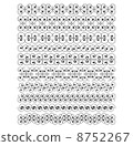 Big set of decorative borders 8752267