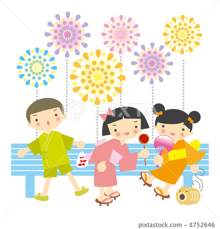 Fireworks and children 8752646