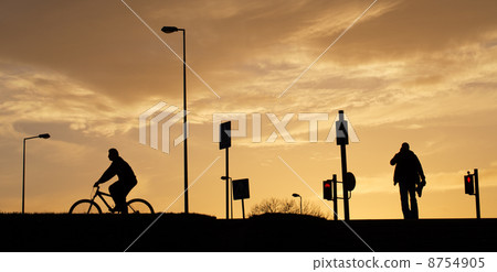 silhouette of city  8754905