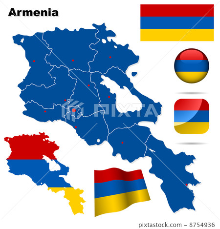 Armenia vector set. 8754936