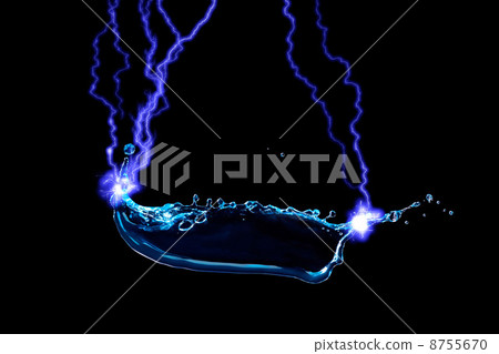 Water and lightning Water and lightning 8755670