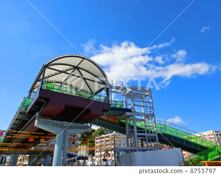 Kanagawa prefecture Yokohama-shi Totsuka-ku Totsuka Dai Crossing deck Construction site scenery 8755797