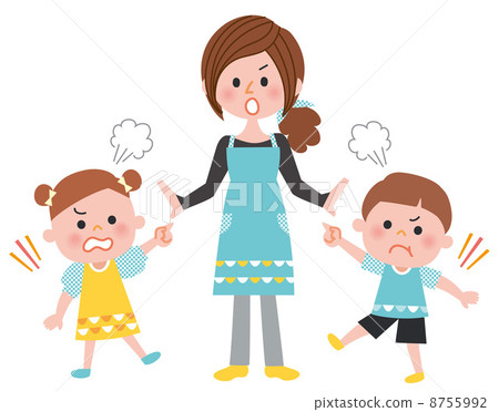 Children fighting - Stock Illustration [8755992] - PIXTA