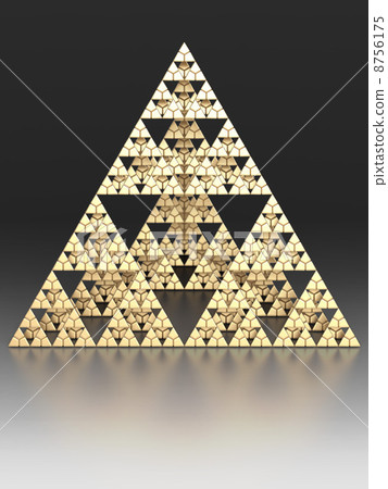 分形·墊片·黑色反射 分形·墊片·黑色反射 8756175